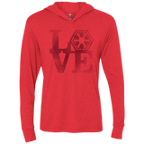 LOVE Sith Triblend Long Sleeve Hoodie Tee
