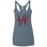 T-Shirts Indigo / X-Small LOVE Sith Women's Triblend Racerback Tank