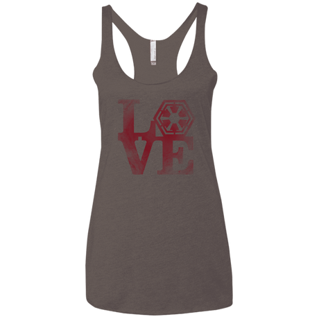 T-Shirts Macchiato / X-Small LOVE Sith Women's Triblend Racerback Tank