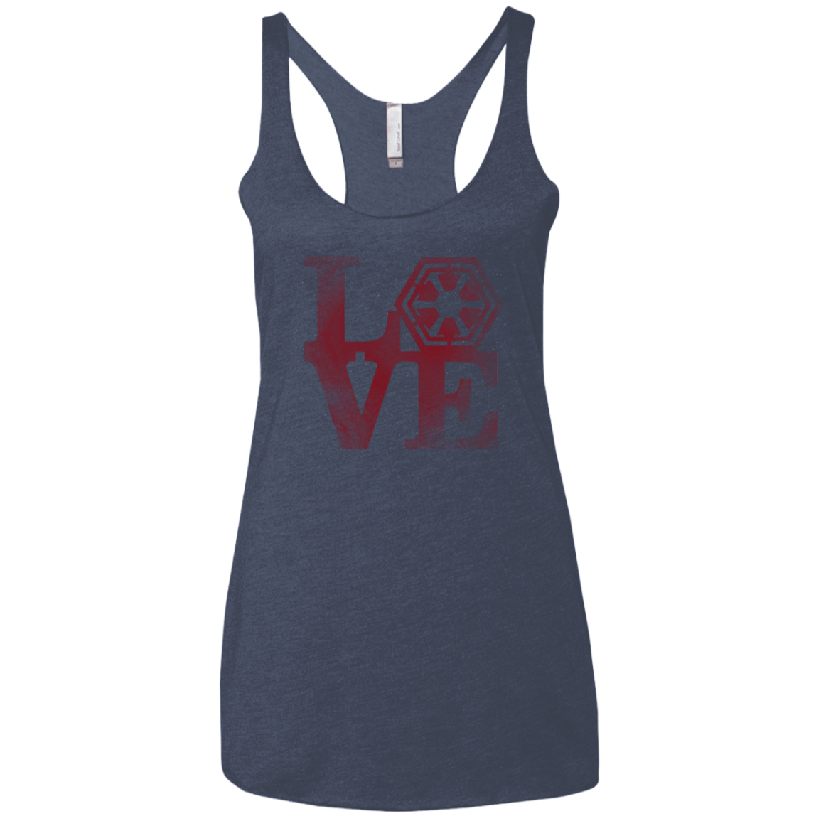 T-Shirts Vintage Navy / X-Small LOVE Sith Women's Triblend Racerback Tank