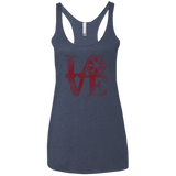 T-Shirts Vintage Navy / X-Small LOVE Sith Women's Triblend Racerback Tank