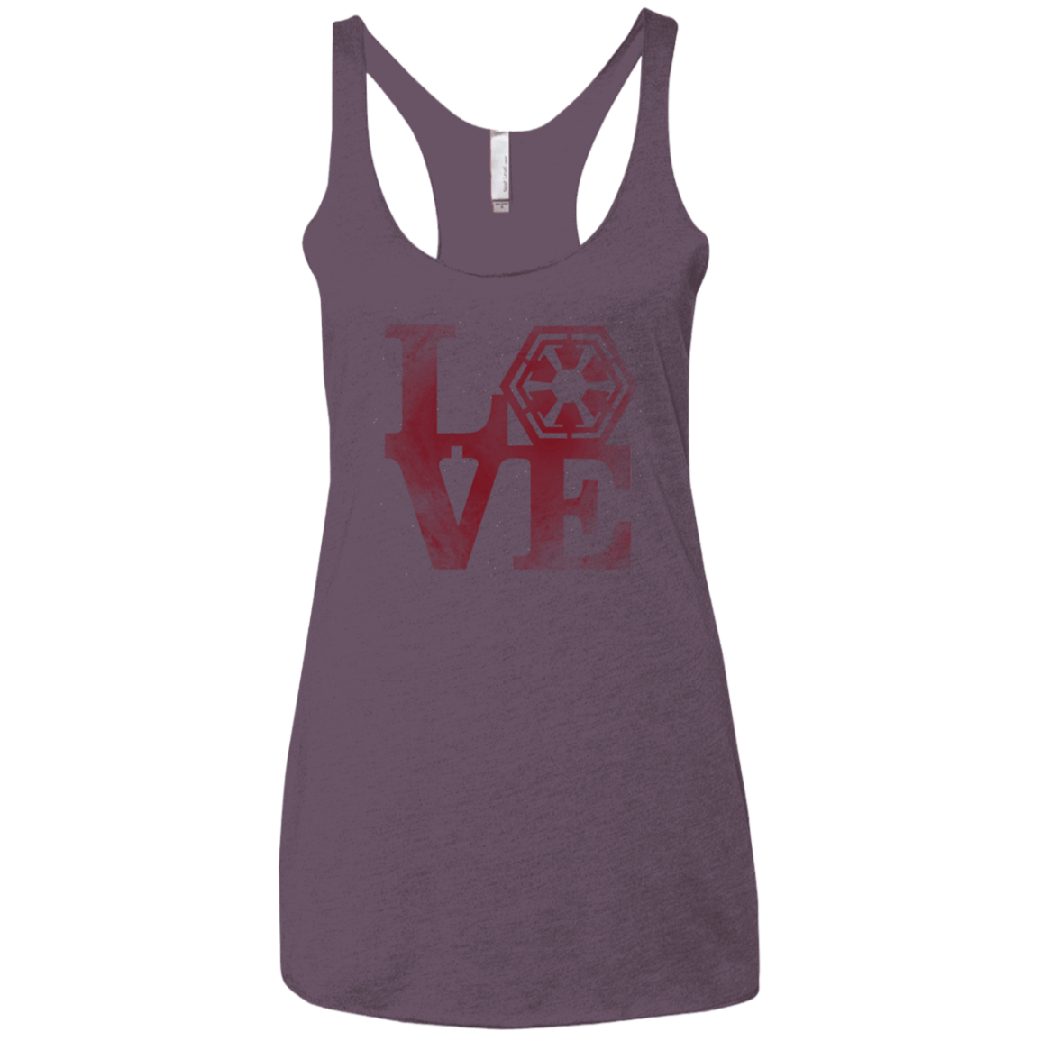 LOVE Sith Women's Triblend Racerback Tank