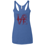 T-Shirts Vintage Royal / X-Small LOVE Sith Women's Triblend Racerback Tank