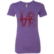 T-Shirts Purple Rush / Small LOVE Sith Women's Triblend T-Shirt