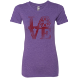 T-Shirts Purple Rush / Small LOVE Sith Women's Triblend T-Shirt