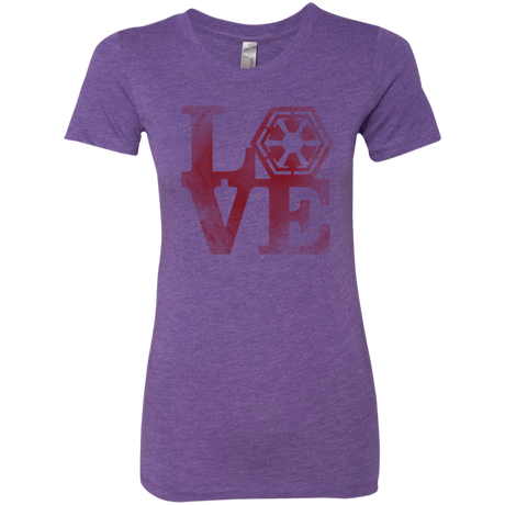 T-Shirts Purple Rush / Small LOVE Sith Women's Triblend T-Shirt