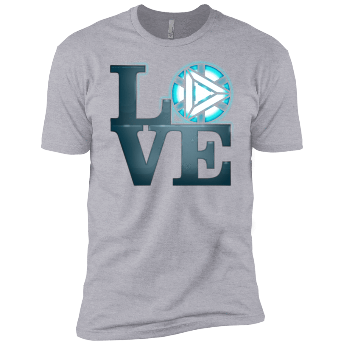 T-Shirts Heather Grey / YXS Love Stark Boys Premium T-Shirt