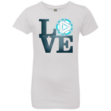 T-Shirts White / YXS Love Stark Girls Premium T-Shirt