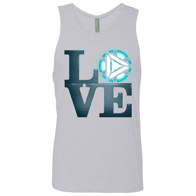 T-Shirts Heather Grey / Small Love Stark Men's Premium Tank Top