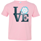 T-Shirts Pink / 2T Love Stark Toddler Premium T-Shirt