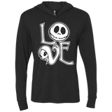 T-Shirts Vintage Black / X-Small Love Triblend Long Sleeve Hoodie Tee