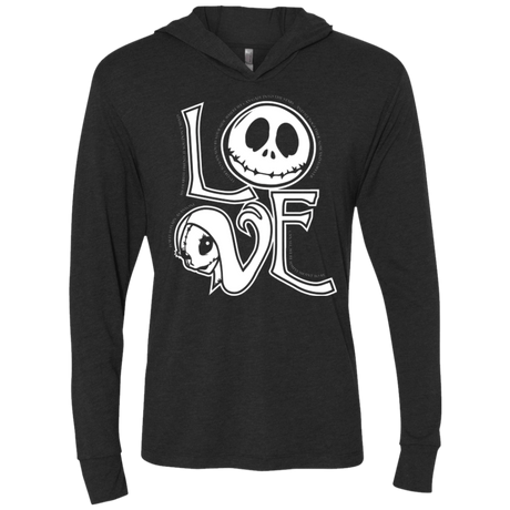 T-Shirts Vintage Black / X-Small Love Triblend Long Sleeve Hoodie Tee