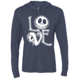 T-Shirts Vintage Navy / X-Small Love Triblend Long Sleeve Hoodie Tee