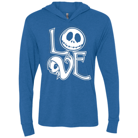 T-Shirts Vintage Royal / X-Small Love Triblend Long Sleeve Hoodie Tee
