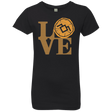 T-Shirts Black / YXS LOVE TWIN PEAKS Girls Premium T-Shirt