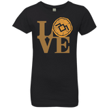 T-Shirts Black / YXS LOVE TWIN PEAKS Girls Premium T-Shirt