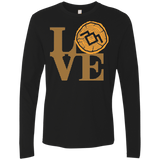 T-Shirts Black / Small LOVE TWIN PEAKS Men's Premium Long Sleeve