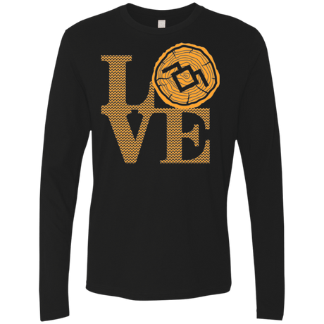 T-Shirts Black / Small LOVE TWIN PEAKS Men's Premium Long Sleeve