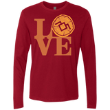 T-Shirts Cardinal / Small LOVE TWIN PEAKS Men's Premium Long Sleeve