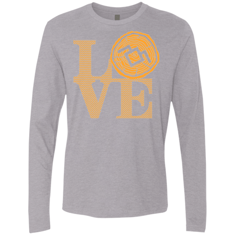 T-Shirts Heather Grey / Small LOVE TWIN PEAKS Men's Premium Long Sleeve
