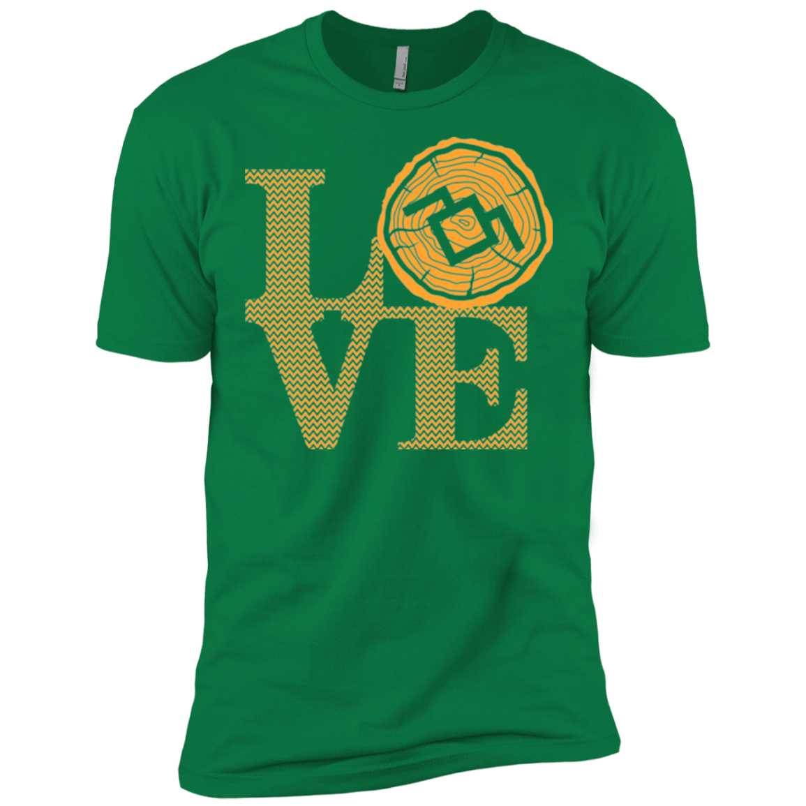 T-Shirts Kelly Green / X-Small LOVE TWIN PEAKS Men's Premium T-Shirt