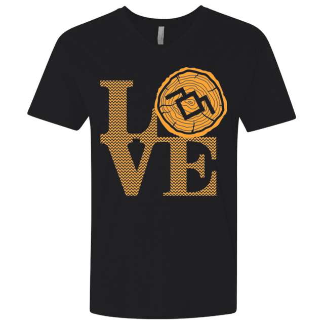 T-Shirts Black / X-Small LOVE TWIN PEAKS Men's Premium V-Neck