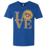 T-Shirts Royal / X-Small LOVE TWIN PEAKS Men's Premium V-Neck