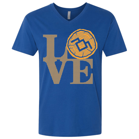 T-Shirts Royal / X-Small LOVE TWIN PEAKS Men's Premium V-Neck