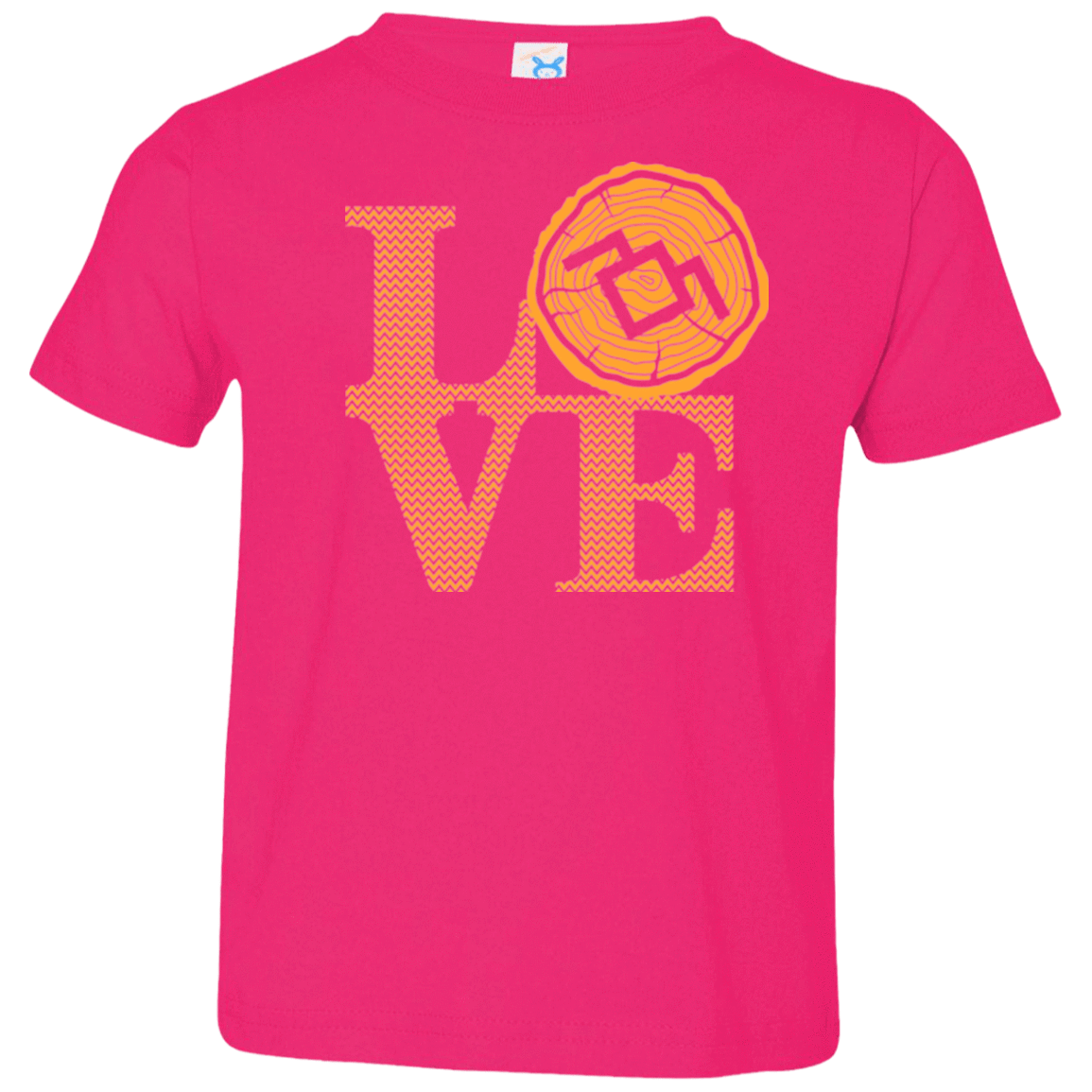 T-Shirts Hot Pink / 2T LOVE TWIN PEAKS Toddler Premium T-Shirt