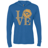 T-Shirts Vintage Royal / X-Small LOVE TWIN PEAKS Triblend Long Sleeve Hoodie Tee