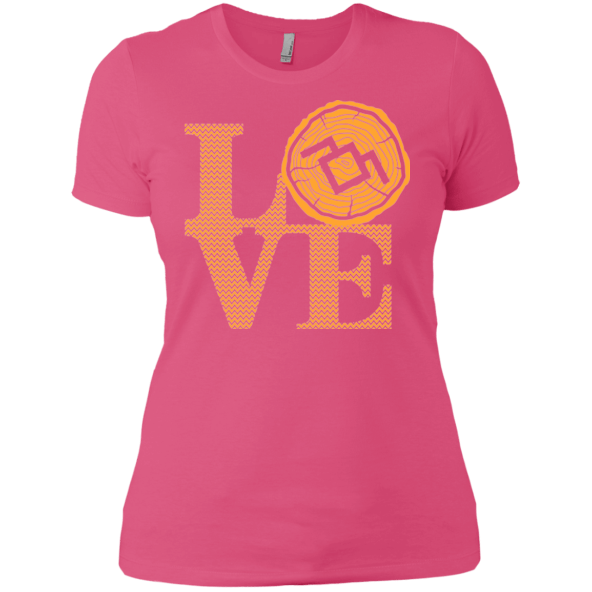 T-Shirts Hot Pink / X-Small LOVE TWIN PEAKS Women's Premium T-Shirt