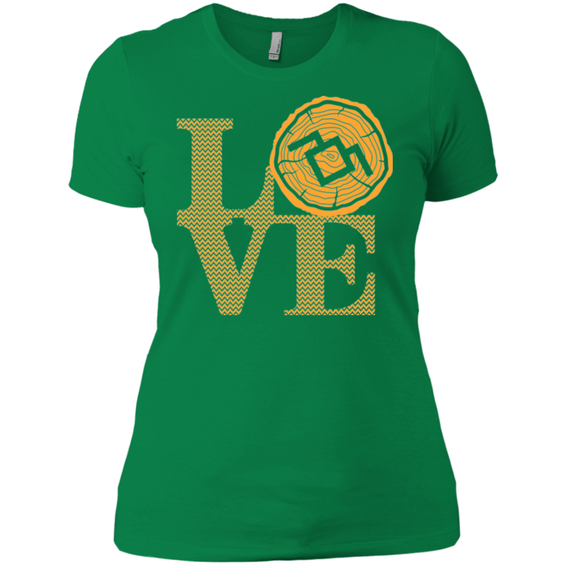 T-Shirts Kelly Green / X-Small LOVE TWIN PEAKS Women's Premium T-Shirt