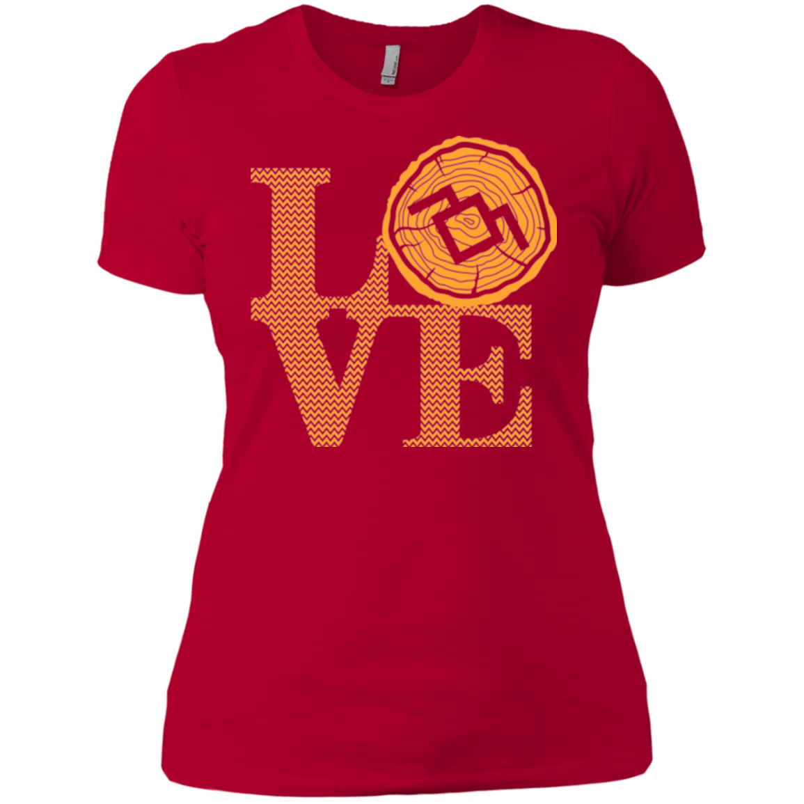 T-Shirts Red / X-Small LOVE TWIN PEAKS Women's Premium T-Shirt