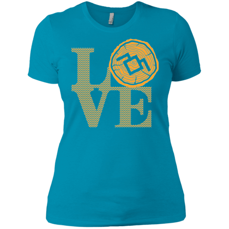 T-Shirts Turquoise / X-Small LOVE TWIN PEAKS Women's Premium T-Shirt