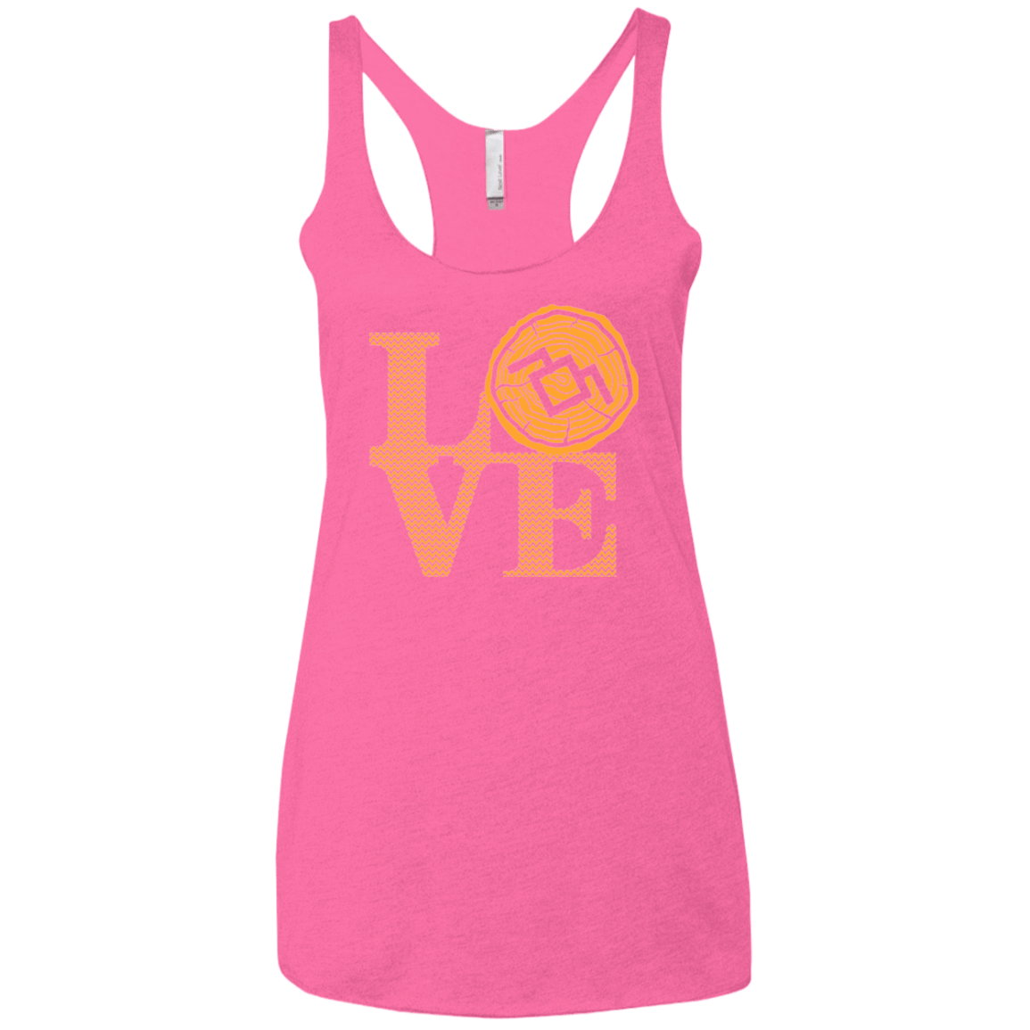 T-Shirts Vintage Pink / X-Small LOVE TWIN PEAKS Women's Triblend Racerback Tank