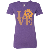 T-Shirts Purple Rush / Small LOVE TWIN PEAKS Women's Triblend T-Shirt