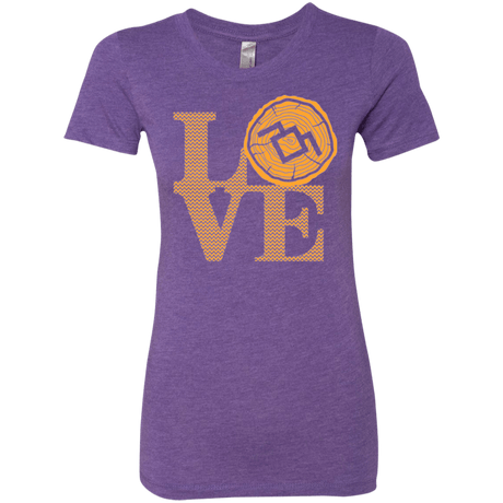 T-Shirts Purple Rush / Small LOVE TWIN PEAKS Women's Triblend T-Shirt