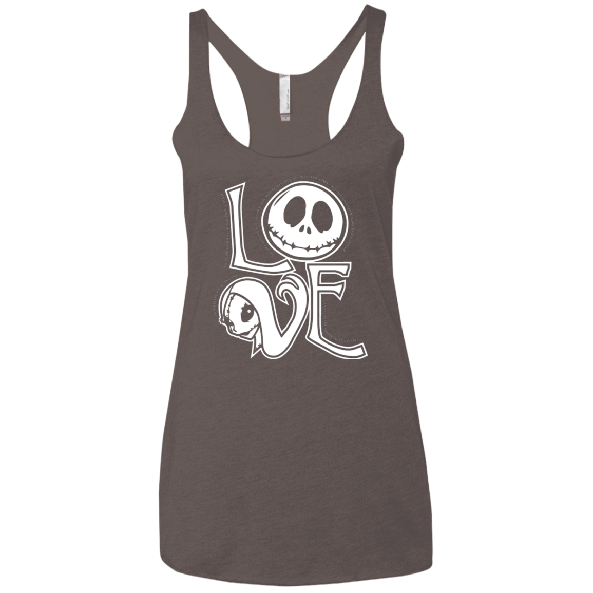 T-Shirts Macchiato / X-Small Love Women's Triblend Racerback Tank