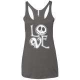 T-Shirts Premium Heather / X-Small Love Women's Triblend Racerback Tank