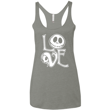 T-Shirts Venetian Grey / X-Small Love Women's Triblend Racerback Tank