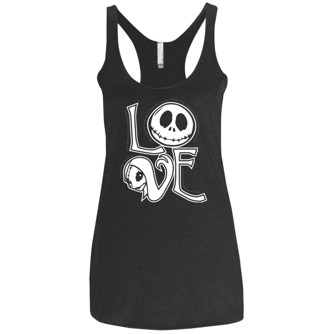 T-Shirts Vintage Black / X-Small Love Women's Triblend Racerback Tank