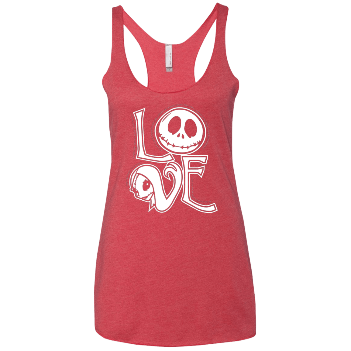 T-Shirts Vintage Red / X-Small Love Women's Triblend Racerback Tank