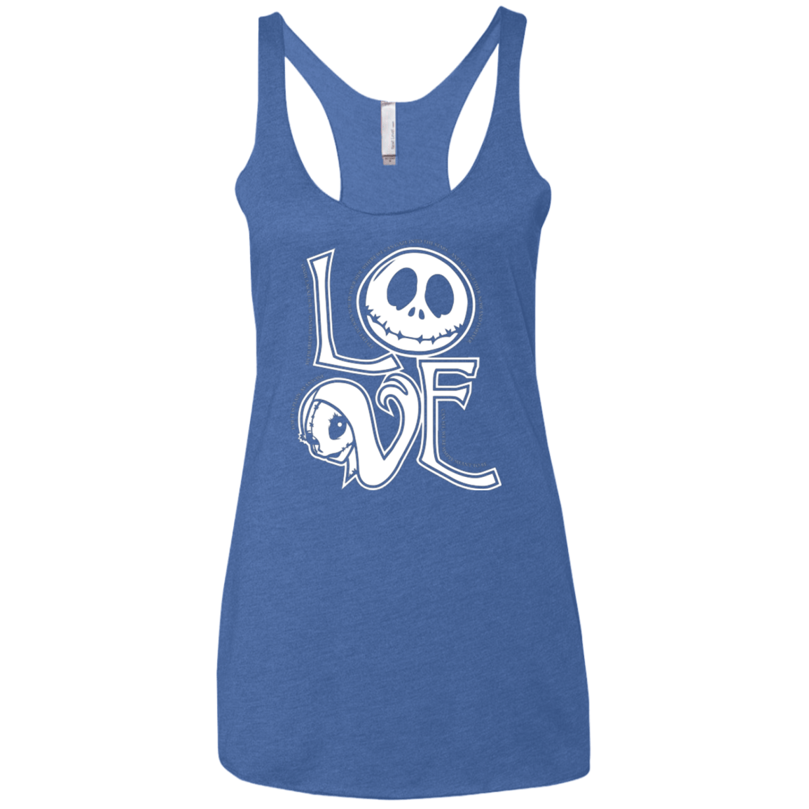 T-Shirts Vintage Royal / X-Small Love Women's Triblend Racerback Tank