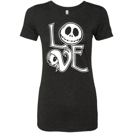 T-Shirts Vintage Black / Small Love Women's Triblend T-Shirt