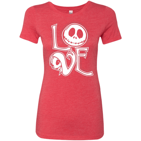 T-Shirts Vintage Red / Small Love Women's Triblend T-Shirt