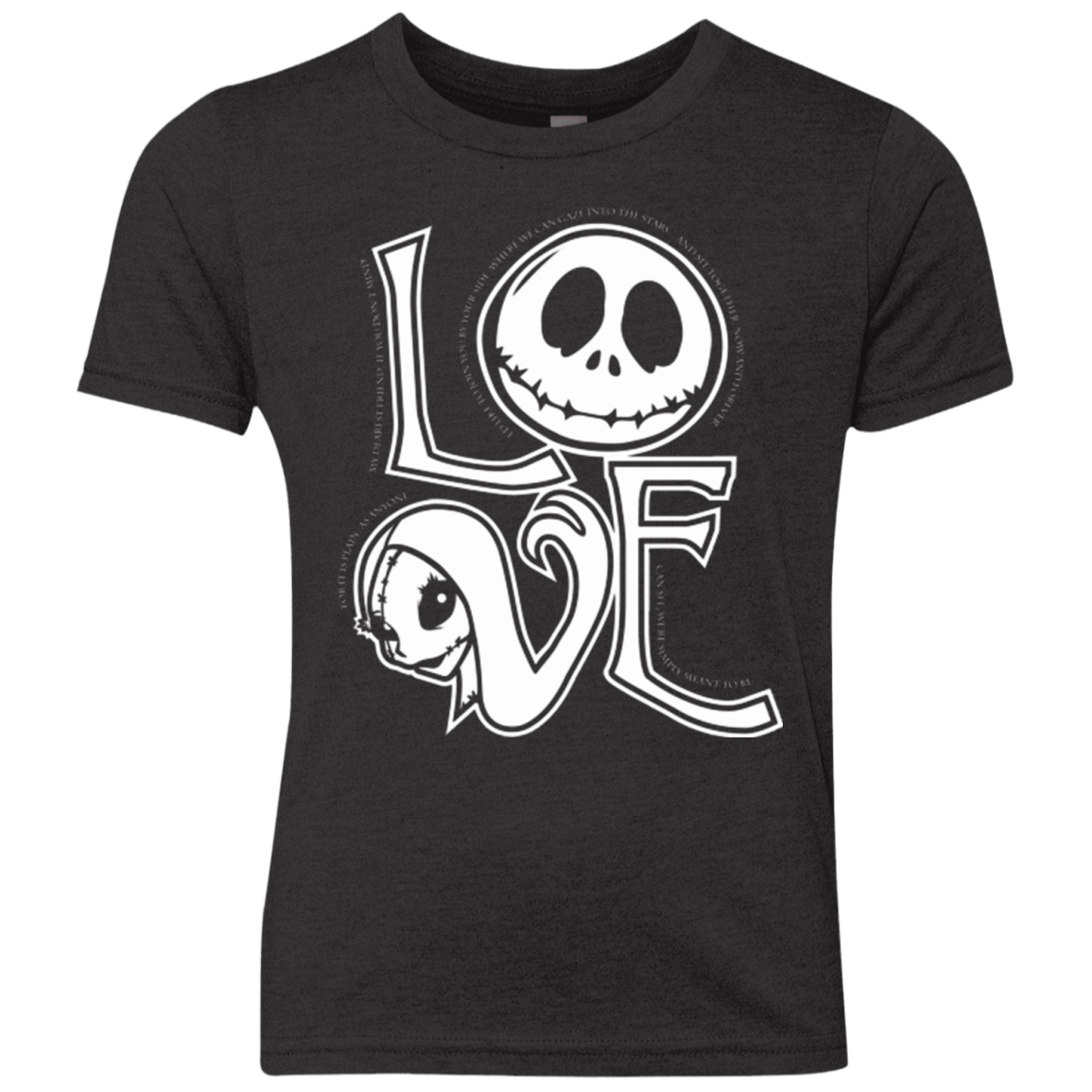 T-Shirts Vintage Black / YXS Love Youth Triblend T-Shirt