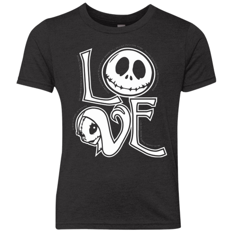 T-Shirts Vintage Black / YXS Love Youth Triblend T-Shirt