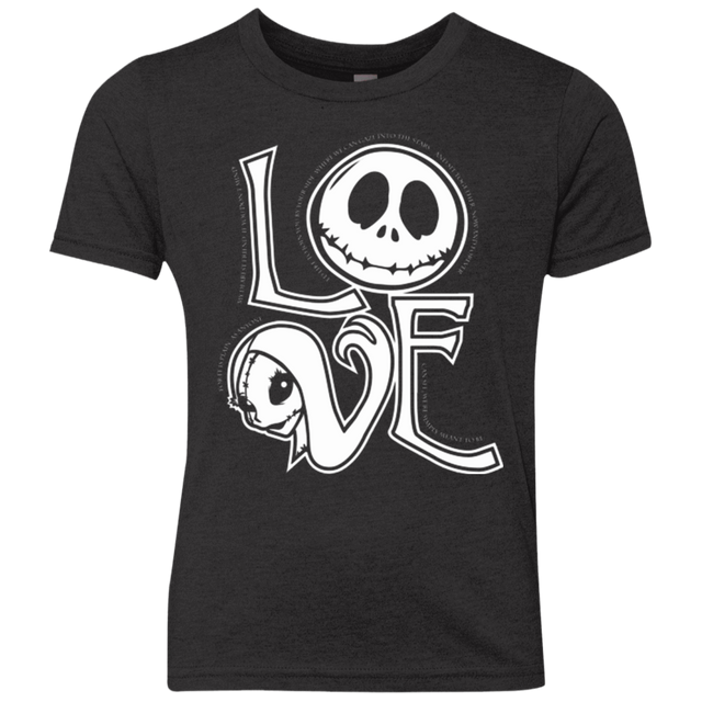 T-Shirts Vintage Black / YXS Love Youth Triblend T-Shirt