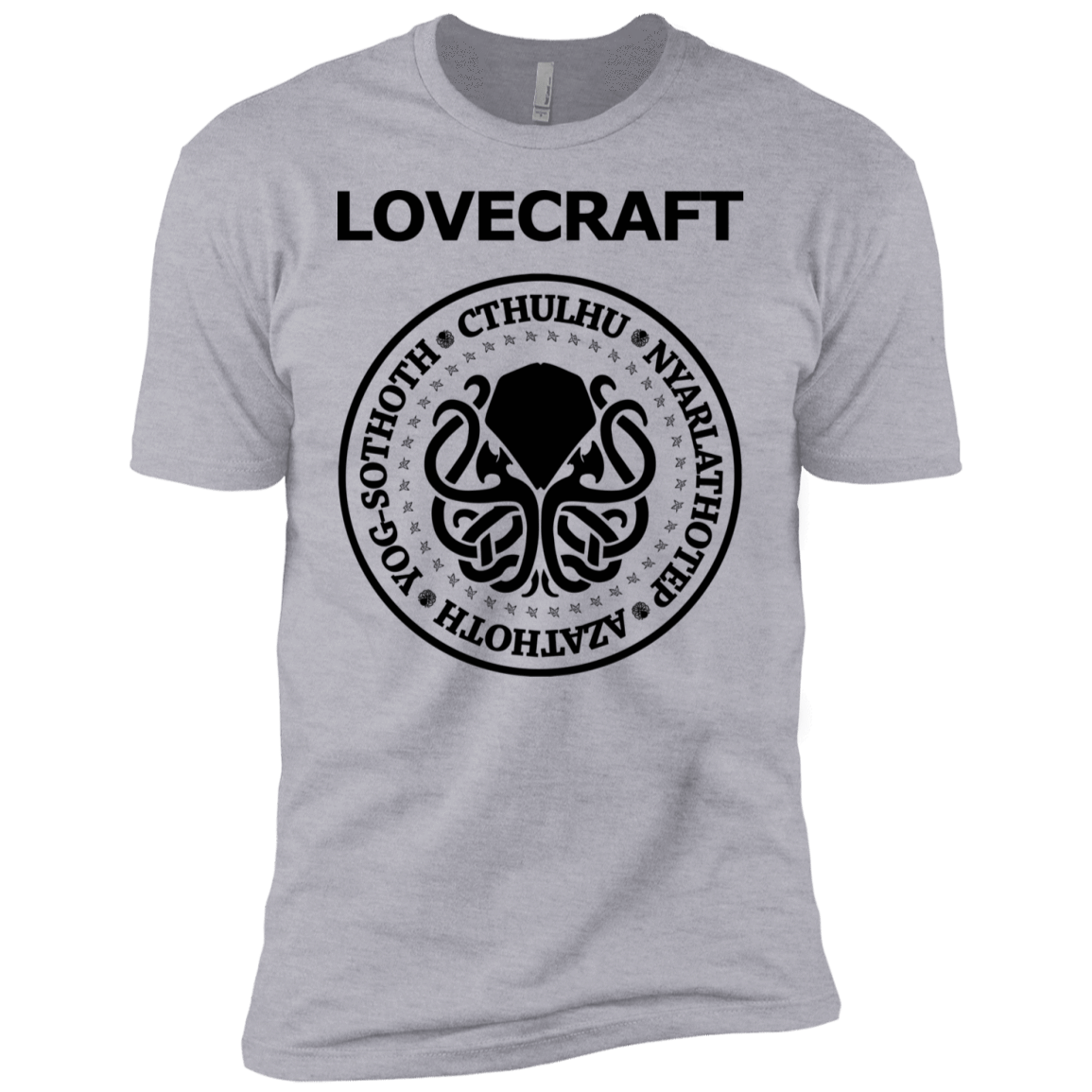 T-Shirts Heather Grey / YXS Lovecraft Boys Premium T-Shirt