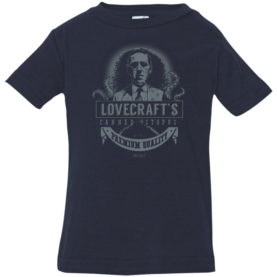 T-Shirts Navy / 6 Months Lovecraft Canned Octopus Infant Premium T-Shirt